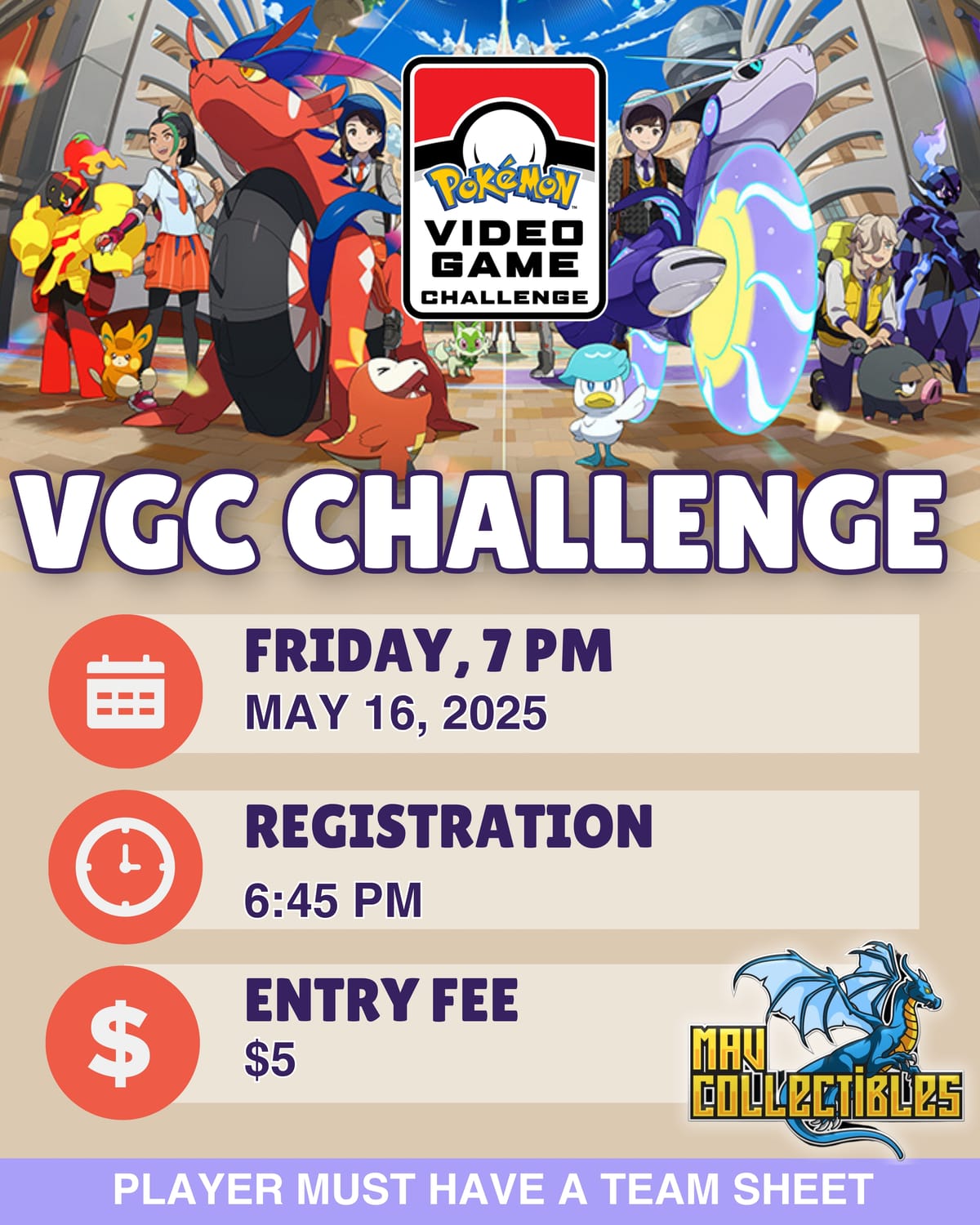Mav Collectibles VGC Challenge