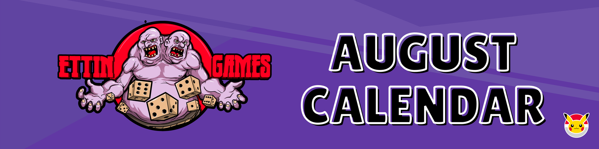 August Calendar Update!