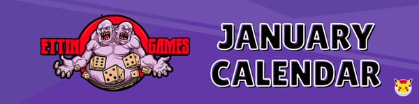 Ettin Games: January Calendar